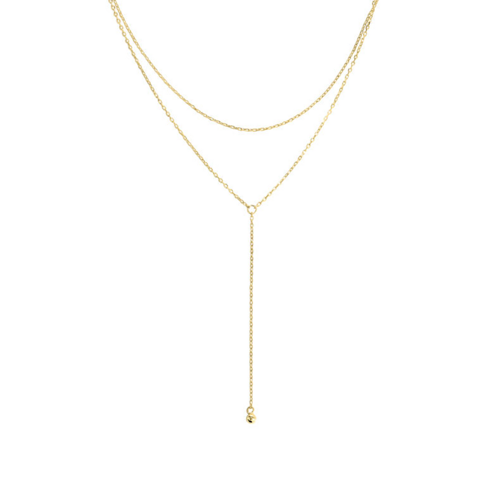 Lunara Layered 925 Sterling Silver Dainty Necklace