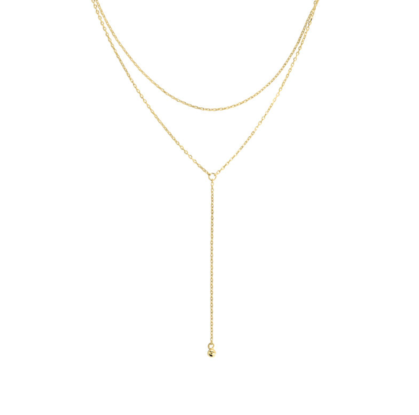 Lunara Layered 925 Sterling Silver Dainty Necklace
