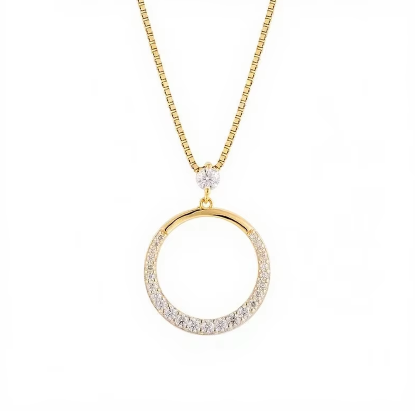 Celestia Moissanite 925 Sterling Silver Classic Necklace