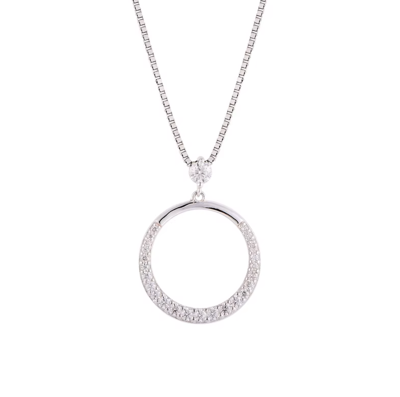 Celestia Moissanite 925 Sterling Silver Classic Necklace