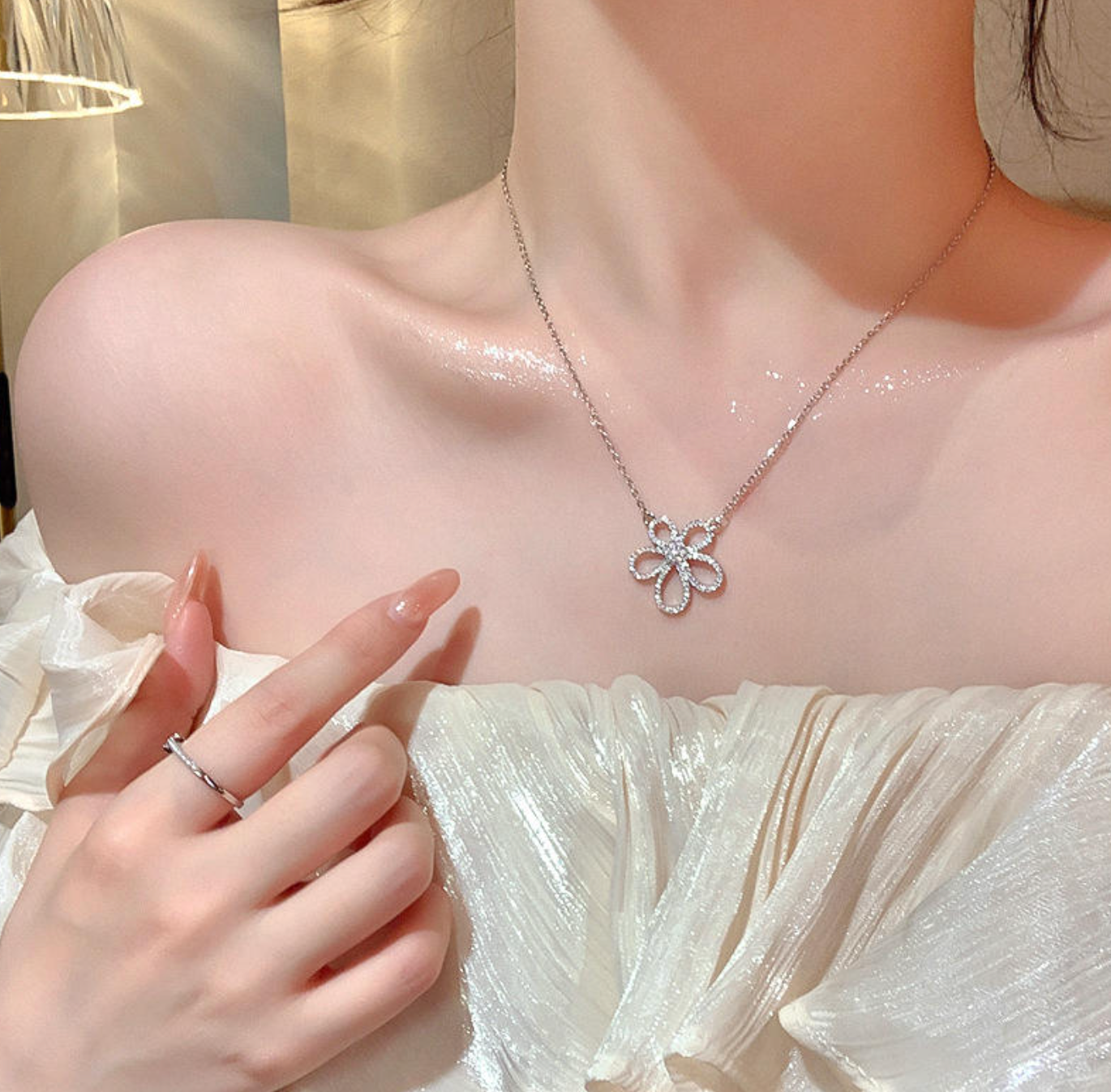 Seraphina Micro-Inlaid Zircon Minimalist Jewelry