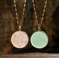 Elowen Natural Stone Geometric Pendant Necklace