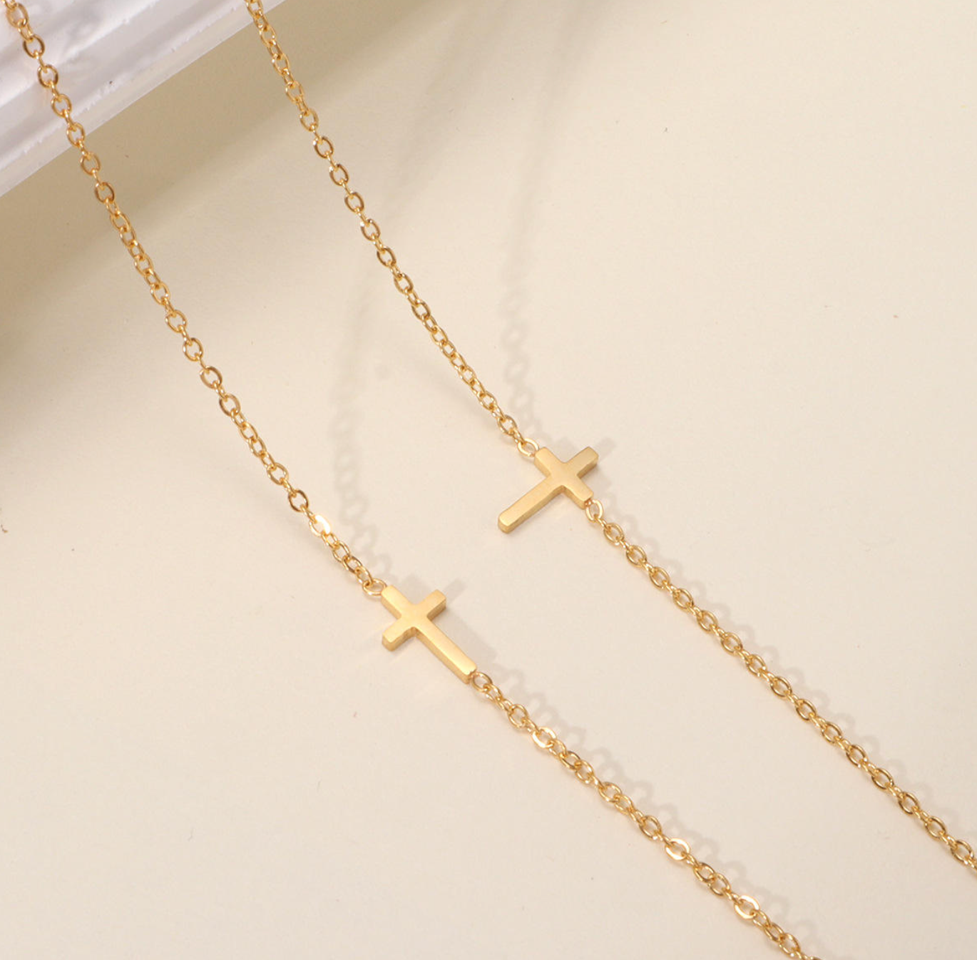 Amelia Dainty 18K Gold-Plated Tiny Chain Necklace