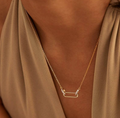 Elara 925 Sterling Silver Paperclip Chain Necklace