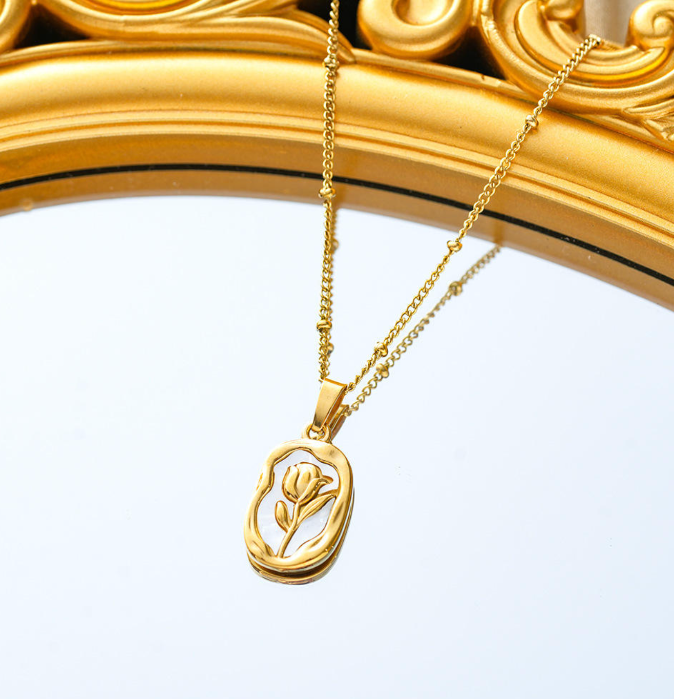 Velaire Minimalist Retro-Inspired Statement Necklace