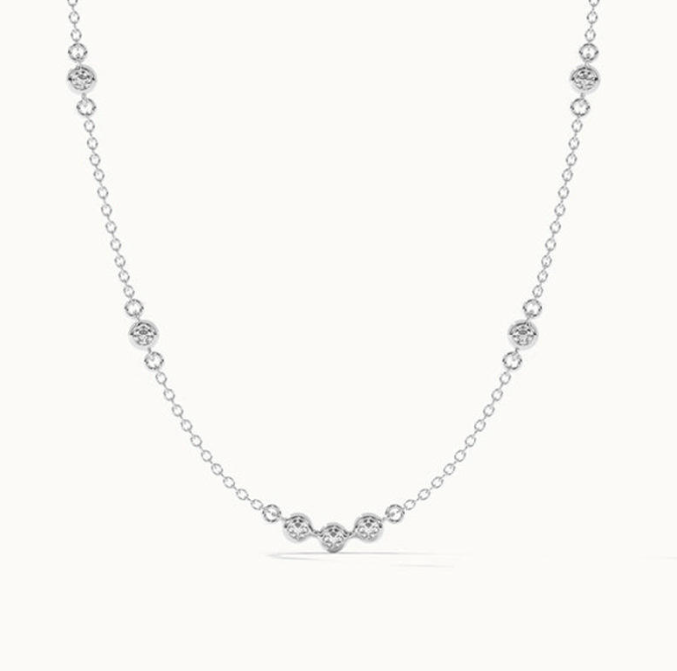 Lunelle Fine Round Zircon Pendant Necklace