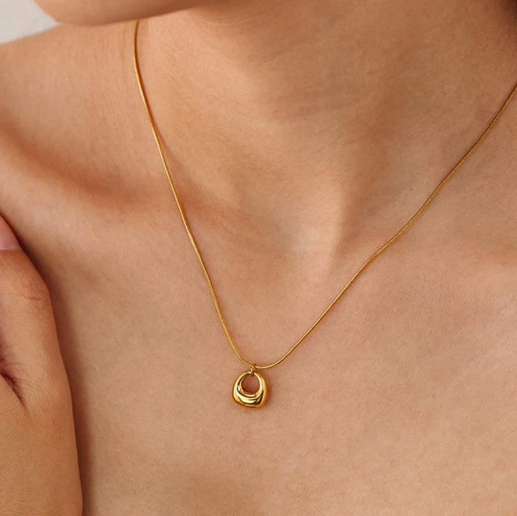 Aveline 18K Gold-Plated Geometric Minimalist Jewelry