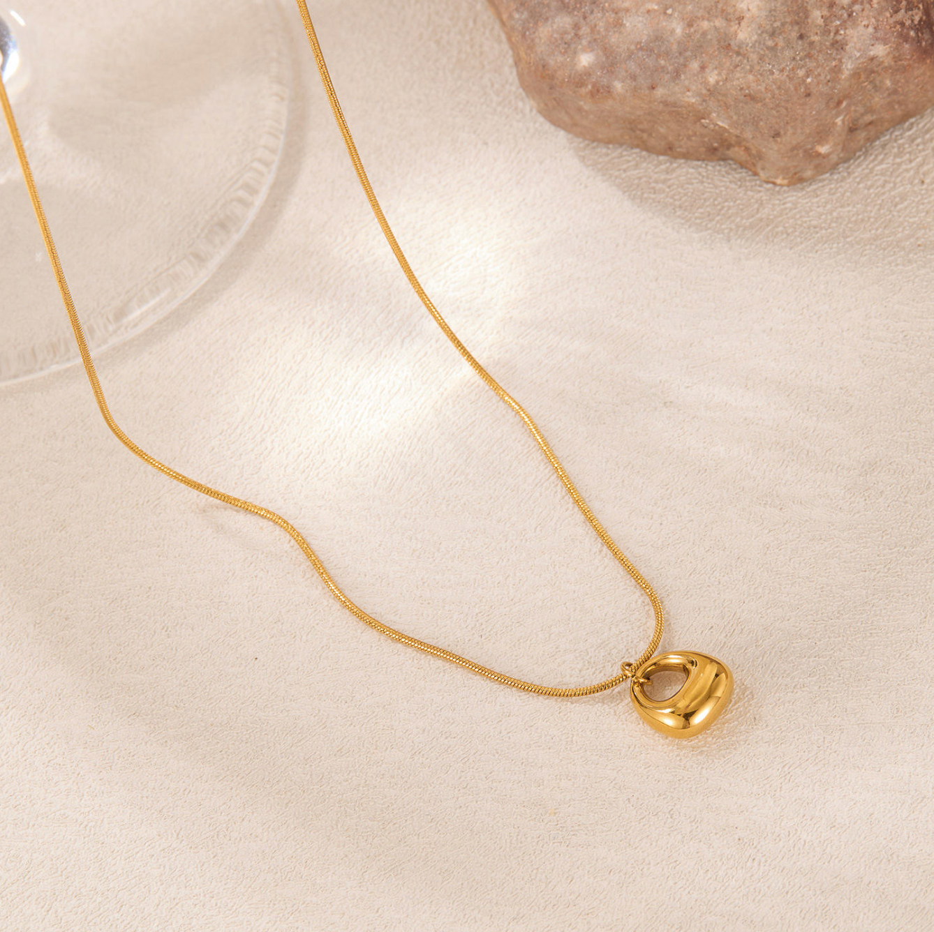 Aveline 18K Gold-Plated Geometric Minimalist Jewelry