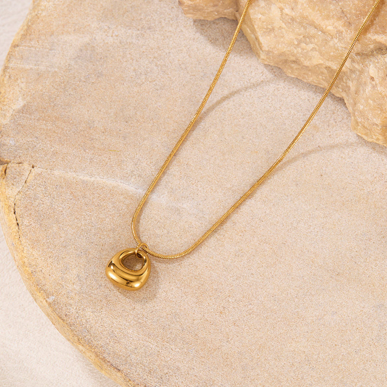 Aveline 18K Gold-Plated Geometric Minimalist Jewelry