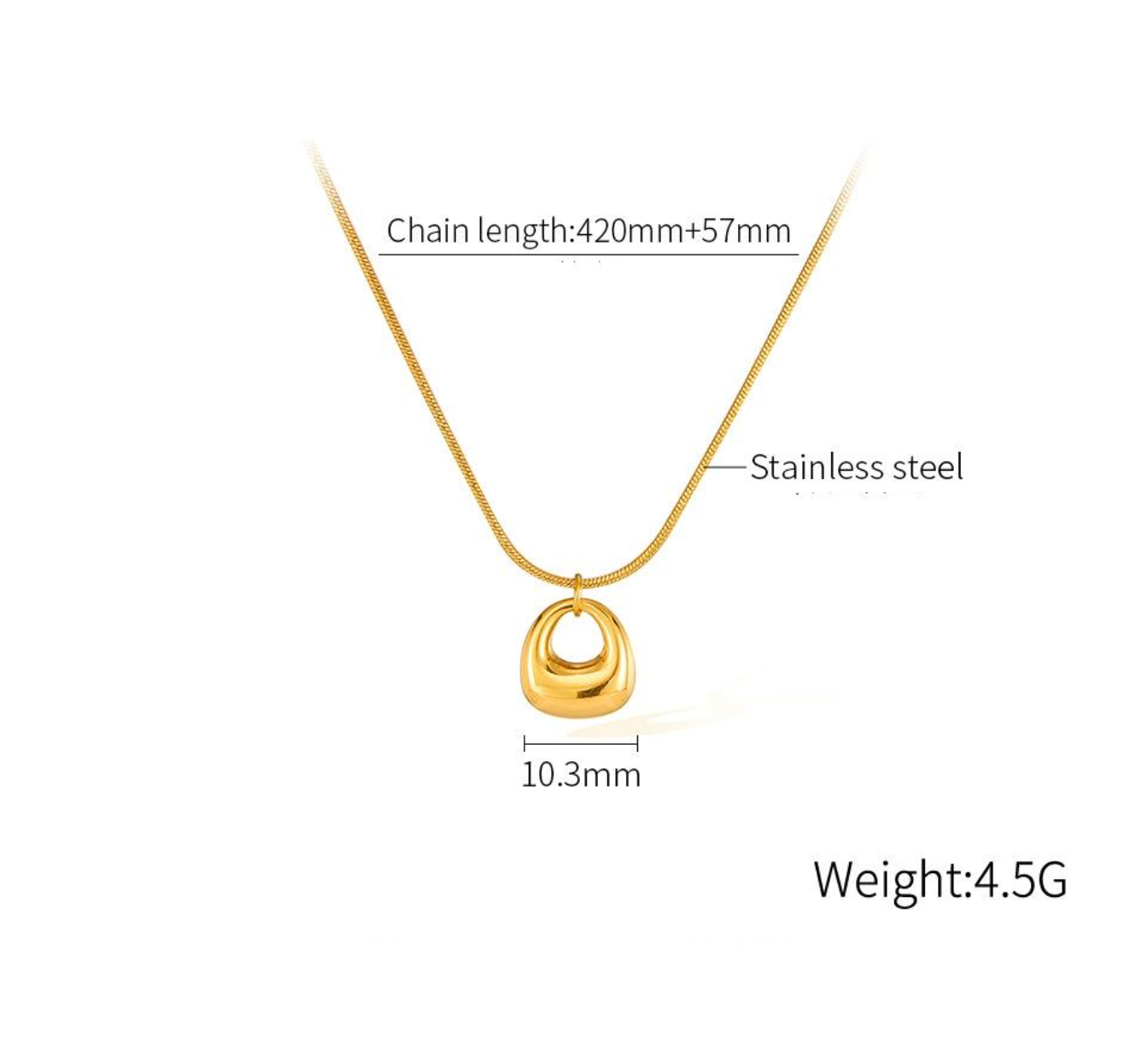 Aveline 18K Gold-Plated Geometric Minimalist Jewelry